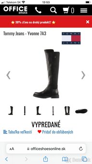 Tommy Jeans Vysoké čižmy - Yvonne 7A3 - 2