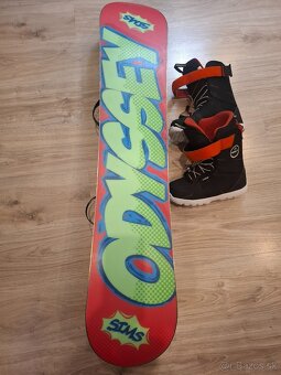 Snowboard 130+topánky 39 - 2