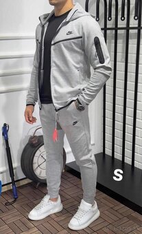Pánska súprava Nike Tech Fleece šedá - 2
