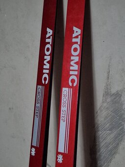 Bežky bežecké lyže Atomic Cross Step + lyžiarky Artex Polar - 2