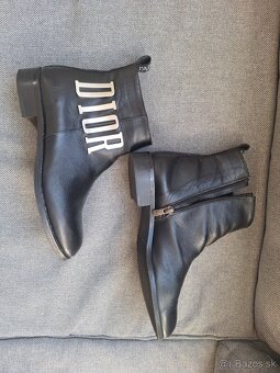 Christian Dior kožené prechodné topánky veľ.39 - 2