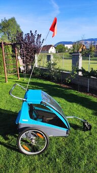 Predám cyklovozík Thule Coaster pre 2 deti - 2