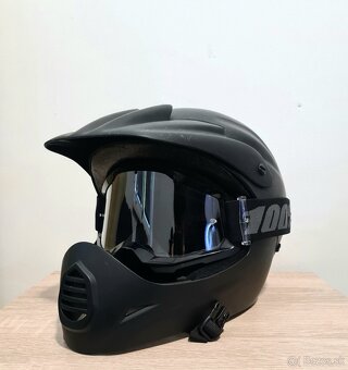 Downhill prilba W-TEC Campanero Matt Black - 2
