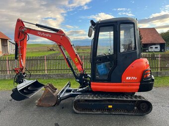 Mini bagr Kubota KX 71-3 hyd.svahovka,pouze 1900mh - 2