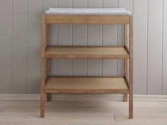 Detská postieľka Nobleo Vintage, prebaľovací pult, bariérka - 2