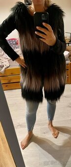 linea weekend london damska kozusinova zimna vesta-bunda - 2