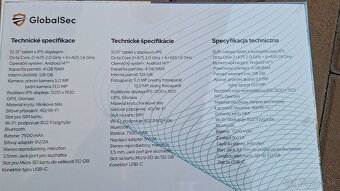 Tablet vodiča GlobalSec - 2