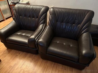 Predam Koženú sedaciu súpravu 3+1+1 - 2