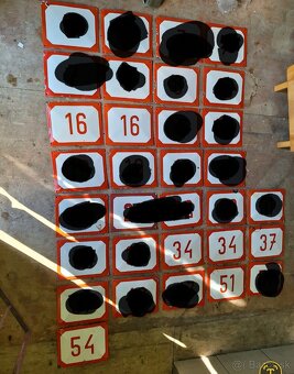 Smaltované čísla - 2