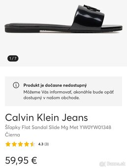Calvin Klein šlapky - 2