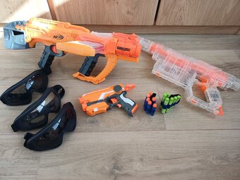 3x Nerf + ochranné okuliare - 2