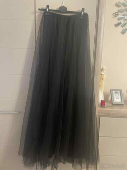 Čierna spoločenská sukňa - 2
