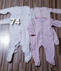 Pyzamka 56/62 -74-80 dupačky - 2