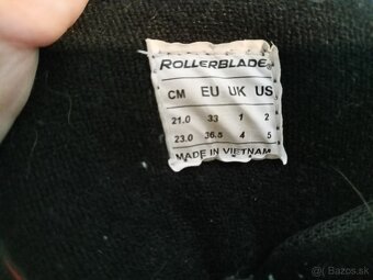 Korčule Rollerblade + prilba, chrániče, vak - 2