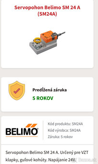 BELIMO servopohon SM 24 A - 2