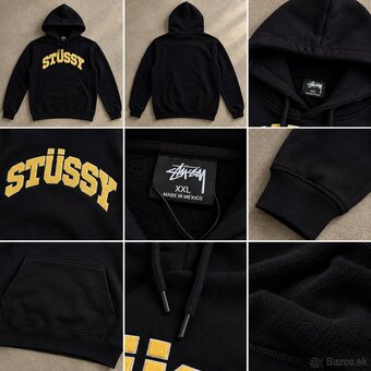 Stüssy mikina čierna - 2