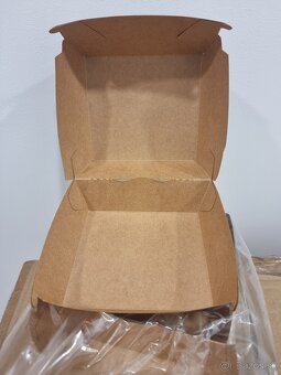 Krabicky, kraft/eko boxy na hamburgery - 2