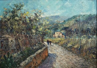 OBRAZ - Talianska škola - Roľnícka krajina - 2