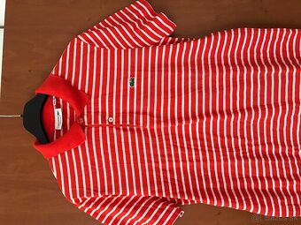 NOVÉ LACOSTE originál pasikave pánske polotricko M/L - 2