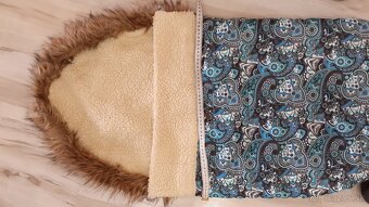 Hrubý handmade zimný fusak - 2