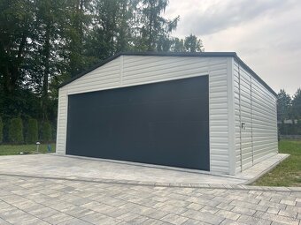 Segmentová plechová garáž 6 × 5,8 m – profesionálne riešenie - 2