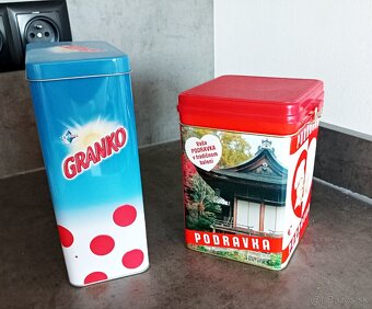 RETRO plechovky - 5 €/1kus - 2