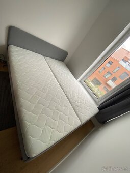 Manzelska calunena postel IKEA Slattum 160x200cm - 2