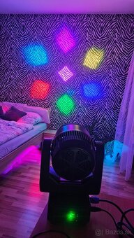 Rotačna hlava 7x40W RGBW 3v1 beam/wash/bee eye - 2