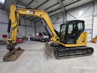 Pásový bagr CAT 308 CR, rok výroby 2019, 2803 mth, 3x lžíce - 2