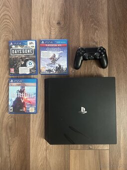 Playstation 4 Pro SLIM + 3 hry - 2