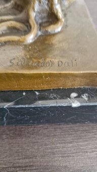 Salvador Dali - Tekoucí hodiny 1 - bronz - 2