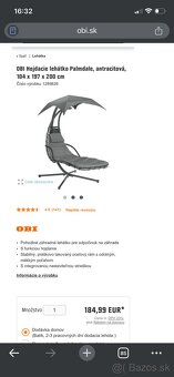 Záhradná hojdačka - 2