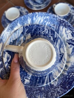 Modrý anglický porcelán - 2