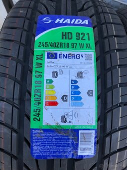 245/40 R18 2 ks Haida Racing letné Nové - 2