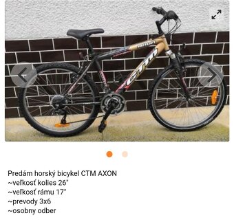 Predám horský bicykel - 2