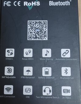 Bluetooth interkom SCS-S11 s 2K kamerou - 2