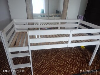 Vyvýšena detská posteľ - 2