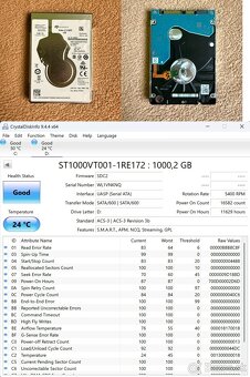3x 1TB 2,5" disk SATA 3 + USB čítačka AXAGO Slimport - 2