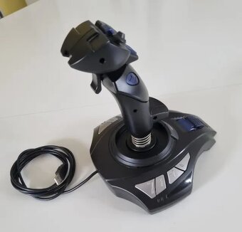 Genius Metal Strike 3D Joystick for PC (Black/ Blue) - 2