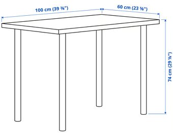Písací stôl LINNMON / ADILS - IKEA - 2