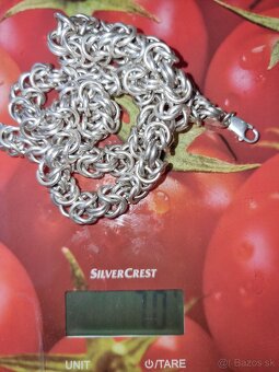 Strieborná retiazka, kráľovský vzor. - 2