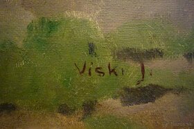 Obraz od známeho maďarského maliara Jánosa Viskiho - 2