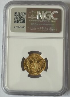 Dukát Franz Jozef I 1914 NGC MS 64 - 2