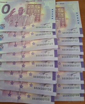 PAPEZ FRANTISEK - JUBILEUM 2025 0 EURO SOUVENIR bankovka - 2
