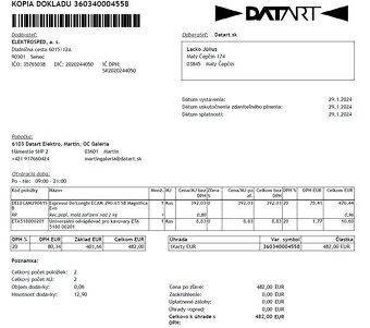 Kavovar Delonghi - 2