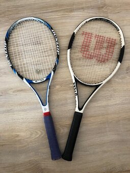 Tenisové rakety- Wilson, Dunlop - 2
