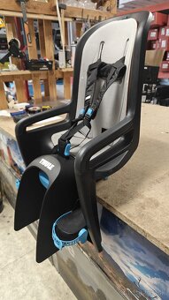Detská cyklosedačka Thule Ridealong Dark Grey - 2