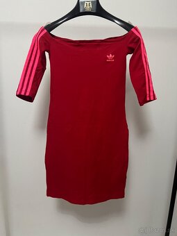 Dámske červené minišaty Adidas - 2