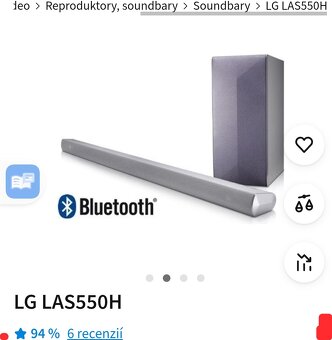 Predam Soundbar LG LAS550H - 2