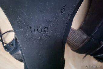 HOGL prémiové dámske čižmičky, pravá koža aj kožušina, v. 39 - 2